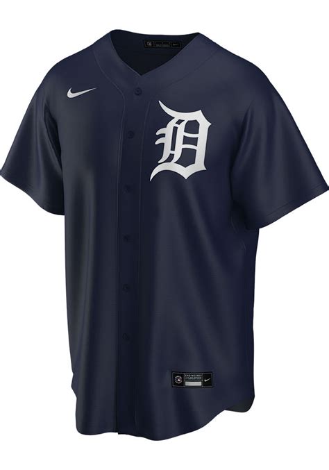 detroit tigers mens nike replica alt jersey - navy blue|Detroit Tigers Nike Alternate Limited Custom Jersey – Navy.